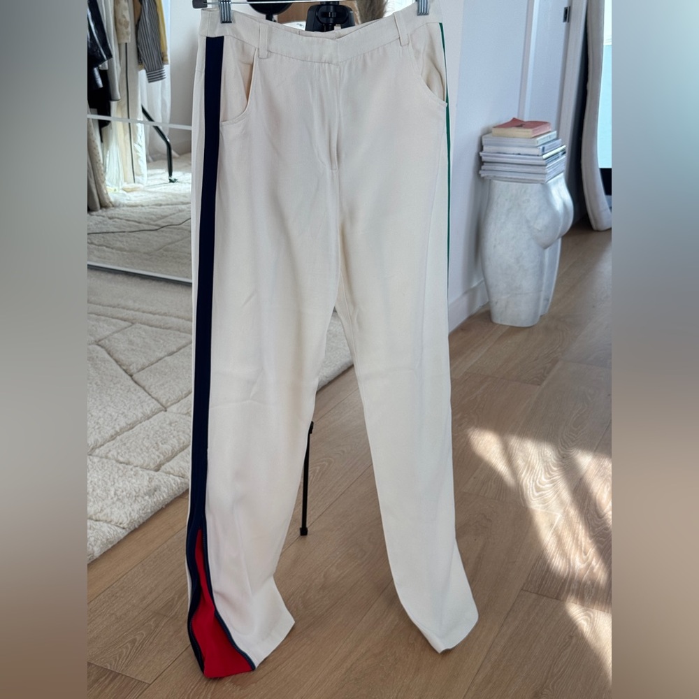 Cris Barros White Pants